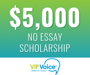 Thumbnail for VIP Voice $5,000 Scholarship